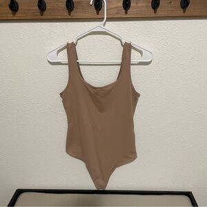 Abercrombie & Fitch Soft Collection Beige Bodysuit